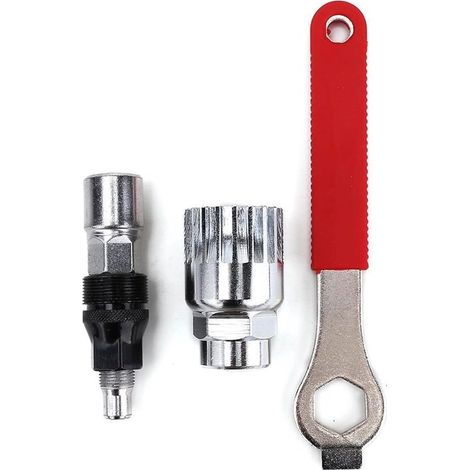 Juego de herramientas profesionales para extractor de bielas y pedalier de bicicleta: herramienta reparación mantenimiento pedalier bicicleta (1/5)