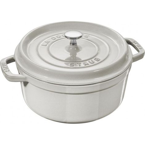 Staub Cocotte redonda 24 cm Trufa Blanca 3,8L