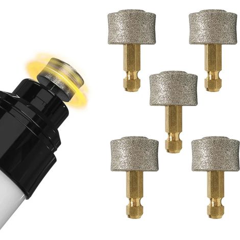 Lot de 10 têtes de rechange grises pour meuleuse d'oreilles en forme de patte de chien (1/5)