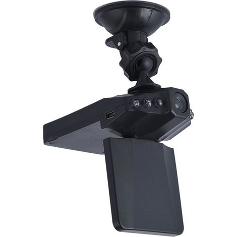 Caméra Embarquée Voiture DVR 1080P HD Vision Nocturne Grand Angle 120° Écran 2.4" ABS Noir 11x6x2cm Enregistreur Vidéo Conduite (1/5)