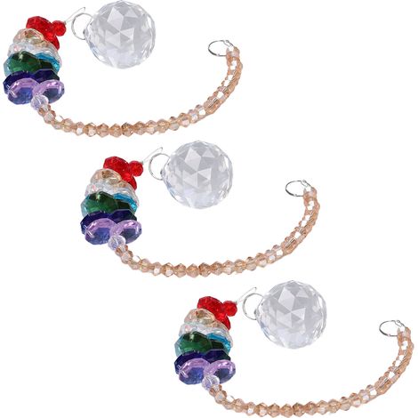 Pendentif Prismatique pour Voiture - Attrape-Soleil Coloré Décoratif (1/5)