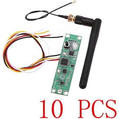 Lot de 10 modules émetteur-récepteur DMX 512 sans fil 2,4 GHz (carte PCB 2 en 1 avec antenne) pour éclairage de scène DMX (1/5)
