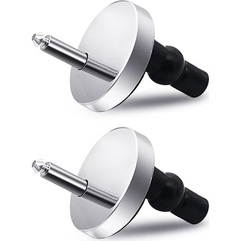 Pack de 2 raccords de siège de toilette, vis et boulons universels de siège de toilette, fixation rapide de charnière, kit de remplacement de siège de toilette. (1/5)
