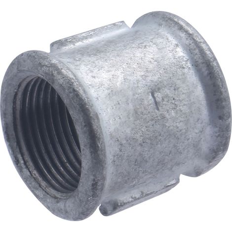 Manguito Igual Galvanizado QUICK PLOMBERIE - Hembra Hembra 1'