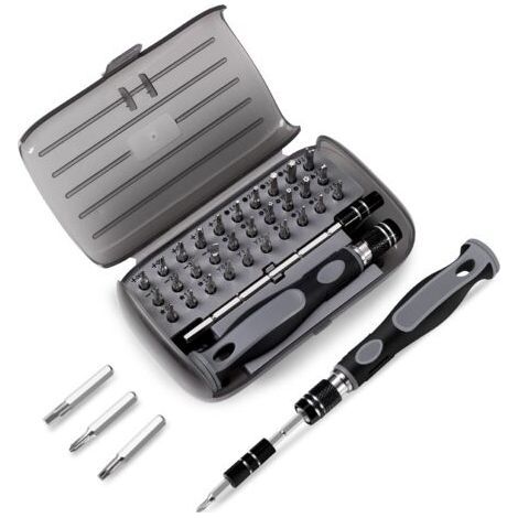 Jeu Tournevis de Précision 32 en 1- Mini Set Tournevis Magnétique Bricolage Electronique de Réparation Kit, Outil Informatique pour PC, MacBook, iPhone, Lunettes, Montre, Smartphone (1/5)