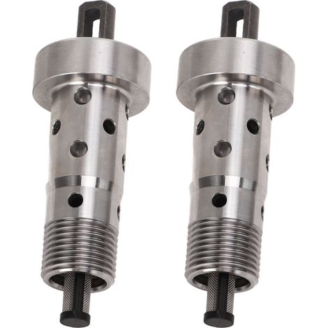 2x Nockenwellenverstell-Zentralventil A2710500478 Hydraulischer Spanner Steuerkettenersatz für Mercedes W204 C250 C300