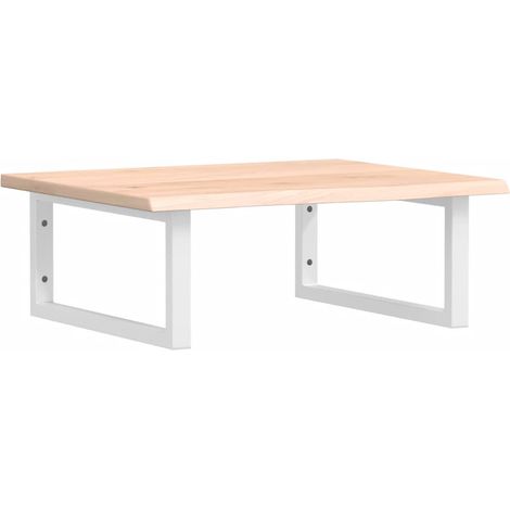 Maison Exclusive - Waschtischplatte mit Halterung Stahl und Massi