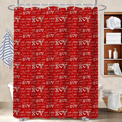 Rideau polyester pour douche 180x180 fluide protection douche pour maison de campagne (1/5)