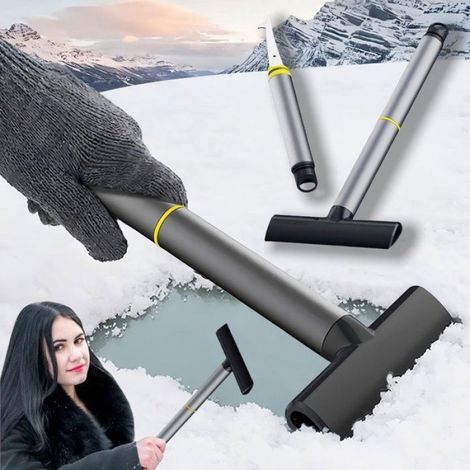 Pelle à neige - Grattoir à glace General Motors - Grattoir multi-usages - Grattoir hybride - N'abîme pas la peinture de la (1/4)