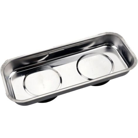 Plateau De Pièces Magnétiques En Acier Inoxydable Plateau Magnétique Automobile Petites Pièces De Vaisselle Bol De Rangement Porte-Outil Organisateur (1/4)