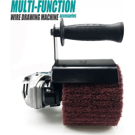Brosse métallique pour meuleuse d’angle – Disque de ponçage polyvalent avec filetage M10 ou M14 – Ébavure et polit les surfaces en acier (1/5)