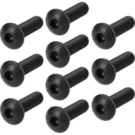 Satz mit 10 M5 x 18 mm Schrauben für die hintere Seitenverkleidung, kompatibel mit Ducati Monster M900, 750, 620, S4R, S4RS und S2R. Ersetzt OEM-Teilenummer 77510021A. (1/5)