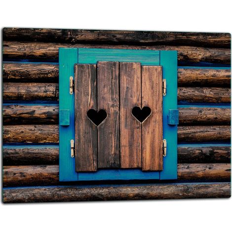 Schneidebrett aus Glas, 52 x 40 cm, Holz (1/5)