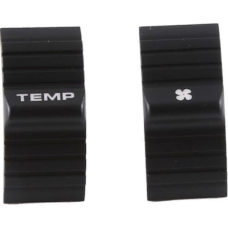 Ensemble de boutons de commande de climatisation (HVAC/TEMP) pour Porsche 911 997 987 Cayman Boxster (versions pré-restylée) (1/4)
