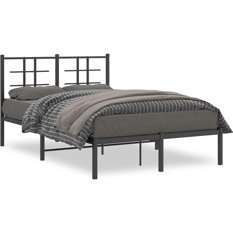 Maison Exclusive - Estructura cama sin colchón con cabecero metal (1/5)
