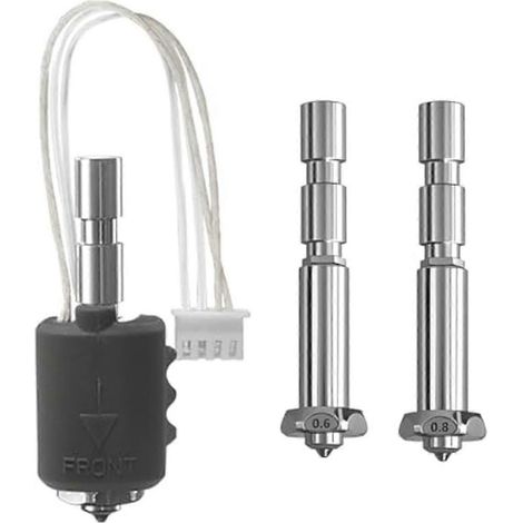 Schnellwechsel-Extruder-Kit mit integrierter Düse (0,6/0,8 mm Durchflussrate) aus gehärtetem Stahl für bis zu 3. (1/5)