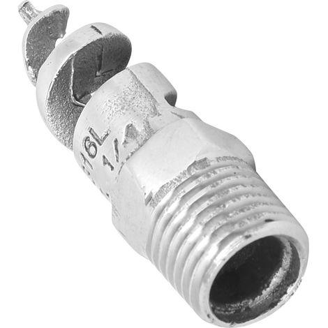 Buse spirale en acier inoxydable SPJT 316L avec filetage extérieur, anti-colmatage, pour l'irrigation (G1/4 DN8) (1/5)
