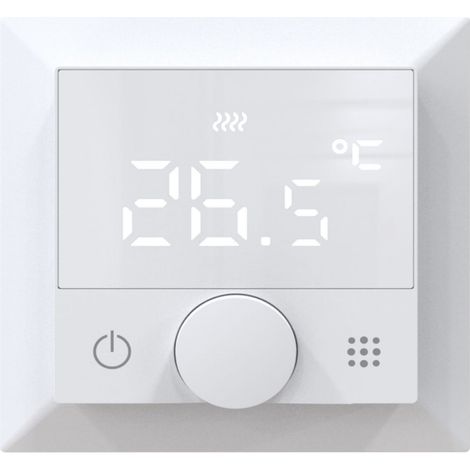 Termostato ambiente Zigbee TUYA 3A ECO2 per telai da 55x55 mm (1/5)