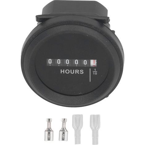 Stundenmesser, DC 6-80 V, mechanisch, rund, professionell, staubdicht, wasserdicht, für LKW, Auto, Boot (1/5)