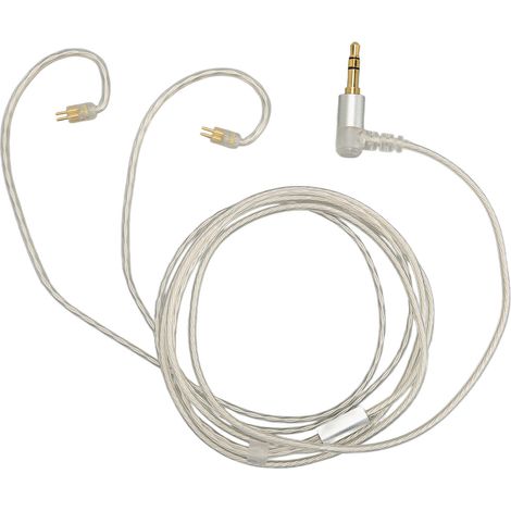Câble de mise à niveau pour casque audio Weston 1964 UE3X UE18 W4R UM3X, 2 broches, 0,78 mm, en cuivre plaqué argent (1/5)