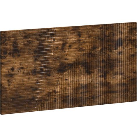Wall-Mounted Headboard HAARLEM Smoked Oak Engineered Wood vidaXL (1/5)
