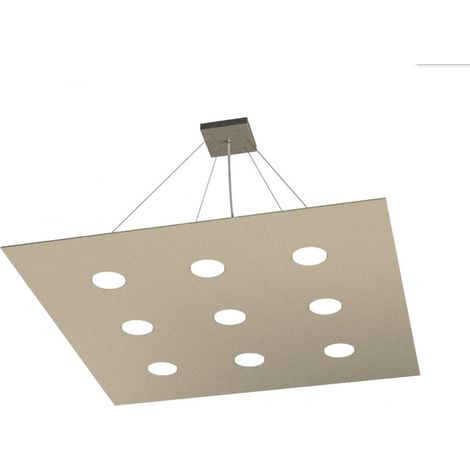 Lampadario moderno top light area 1127 s9 gx53 led monoemissione metallo sospensione