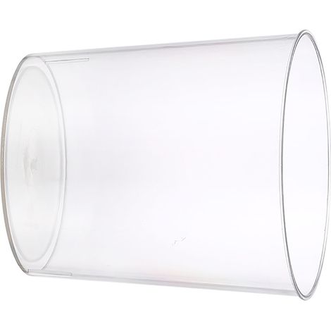 Poubelle transparente, poubelle transparente de grande capacité, corbeille à déchets en plastique pour salle de bains, cuisine, chambre à coucher, bureau S (1/5)