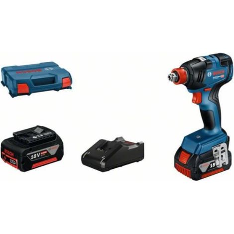 Visseuse a chocs Bosch Professional GDX 18V-200 2x4,0Ah L-C - 200 Nm -4000 cps/min - 06019J2206 (1/4)