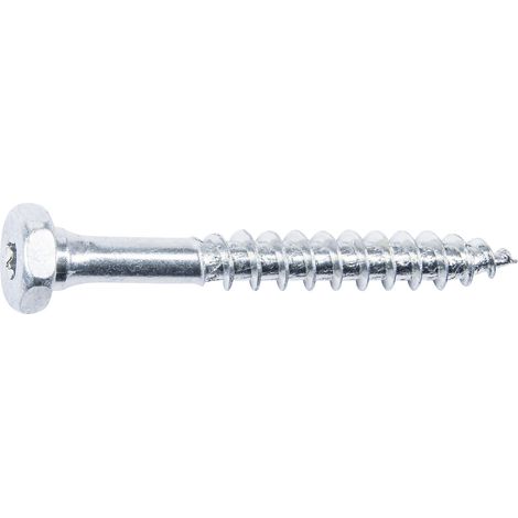 Schmidd Schrauben Holzbauschrauben 10.0 x 80 mm TX 40 Dualkopf - 25 Stück Spanplattenschrauben & Holzbauschrauben