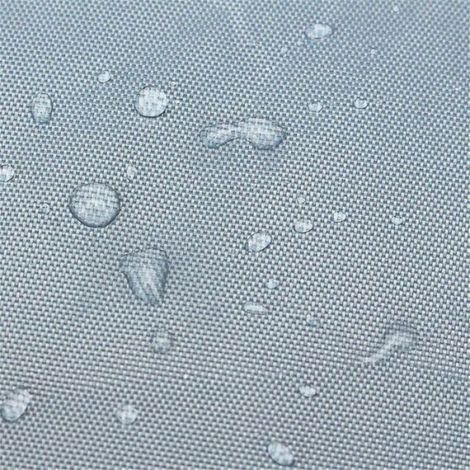 Housse de protection pour auvent - Tissu imperméable et durable Protection UV et anti corrosion - Protection extérieur - 3m Argent (1/5)