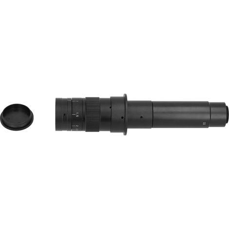 Objectif à monture C, zoom réglable 0,7X-4,5X, 25 mm, avec oculaire 300X pour microscope vidéo industriel (1/5)