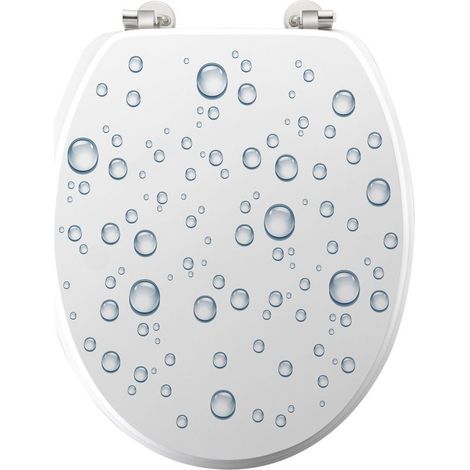 Abattant WC MDF charnières métal Bubble (1/5)