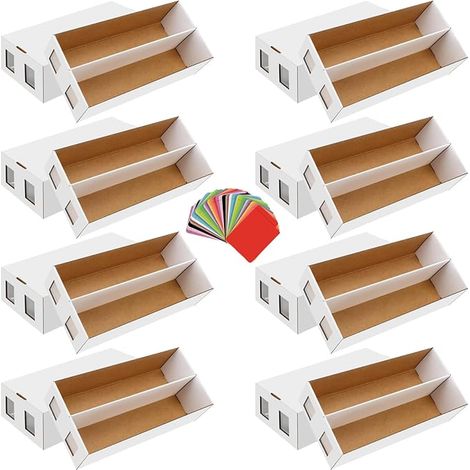 Trading Card Storage Boxes, Cards Per Box, Dividers Labels, Sports Cards, Pouches Top Loaders