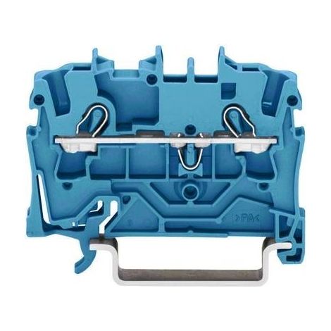 WAGO  2002-1204 Morsetto passante 5.20 mm A molla Attribuzione: N Blu 1 pz.