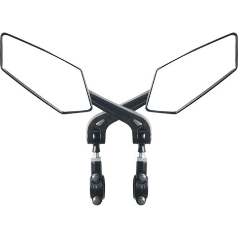 Rétroviseur de moto pliable pour guidon - Réglable sur plusieurs positions (1/5)