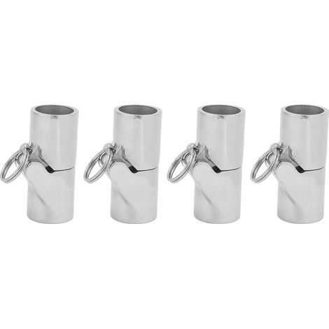 Raccord tuyau bateau 25mm inox 316, 4 pièces accouplement pivotant pliable joint tube pour marine yacht, connecteur rotatif étanche (1/5)