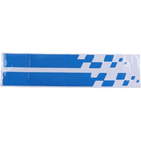 Set mit 2 Vinyl-Klebeaufklebern für Motorhauben, universelle Motorhaubenleisten, 90 x 9 cm / 35,4 x 3,5 Zoll, blau