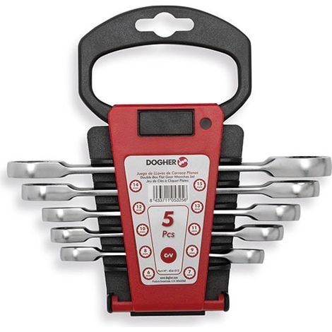 Lot de 5 clés à cliquet  DOGHER 456-015
