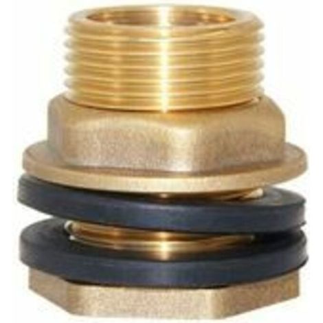 1-1/4" Female Male Solid Brass Water Tank Connector Bulkhead Tank Fitting LYLMBusiness & Industrie, Elektronik & Messung, Steckverbinder, Schalter & Kabel (1/4)