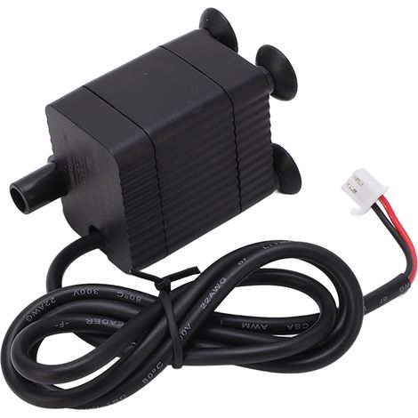 Bürstenlose Mikrowasserpumpe mit roter Kupferspule, leise Mini-Boosterpumpe für Aquarien, 12 V Gleichstrom (1/5)
