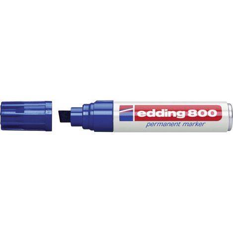 Edding 800 4-800-1-1003 Permanentmarker Blau wasserfest: Ja