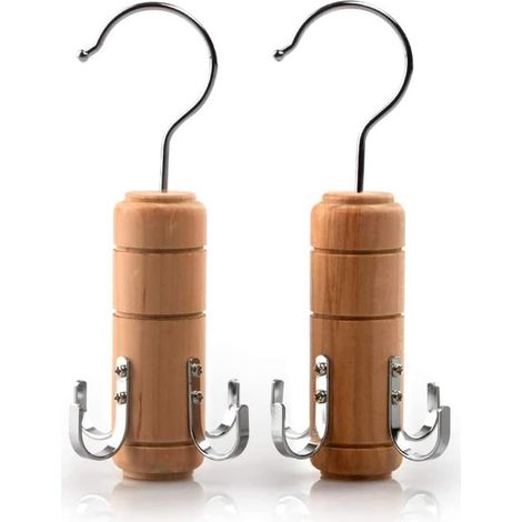 Stück Gürtelhalter, Krawattenhalter und Schalaufhänger aus Holz für den Kleiderschrank, für
