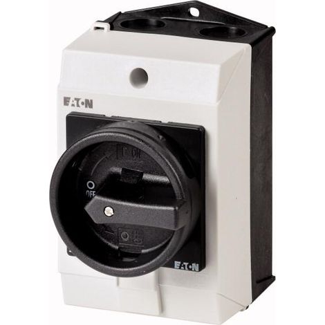 Inter général 7 pôle 20 A Fonctions d'ARRÊT D'URGENCE 90° en saillie 000218965 EATON T0-4-8343/I1/SVB