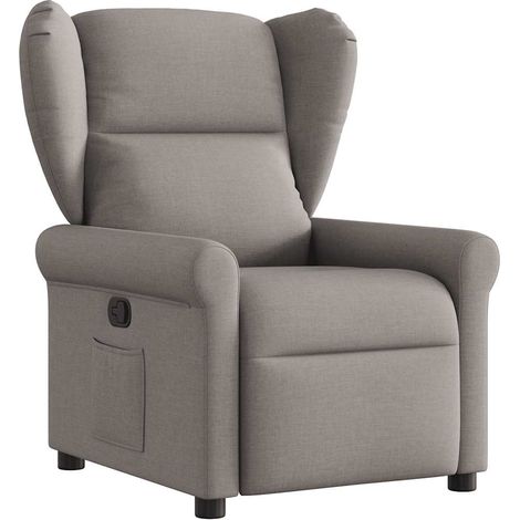 Maison Exclusive - Relaxsessel Taupe Stoff