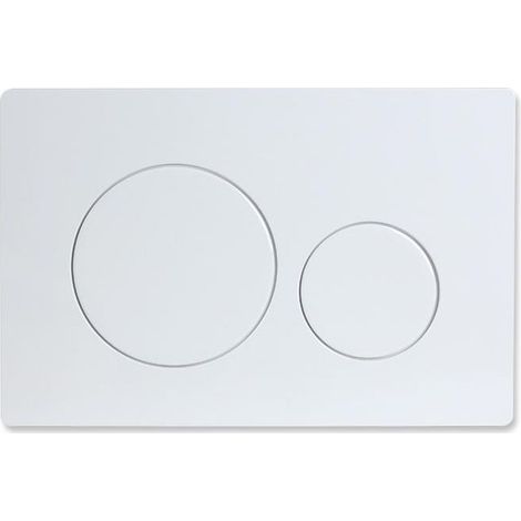 Plaque de double chasse d'eau pour les séries Geberit UP300 UP320 UP700 et UP720 Blanc (1/4)
