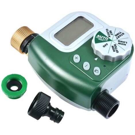 NALOOKAMIC Pompe d arrosage,Minuterie d'arrosage électronique automatique, contrleur d'irrigation Programmable en plastique (1/4)