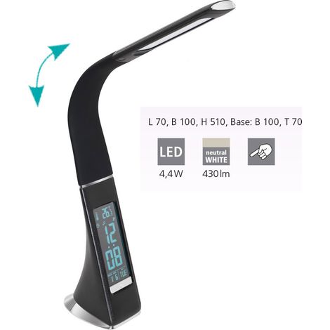 COGNOLI LAMPADA DA TAVOLO LED 97914 4,4W 5000K 430Lm L7x10xH51 cm (1/5)