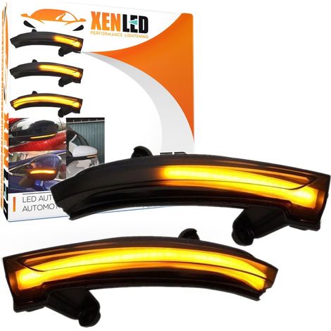 Répétiteurs RÉTRO LED DYNAMIQUE DÉFILANT Clio 5 Clio V - Renault - Clignotant - Homologué ECE (1/5)