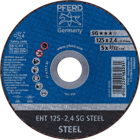 Trennscheibe gerade A30SSG 125x2,4mm PFERD (1/5)