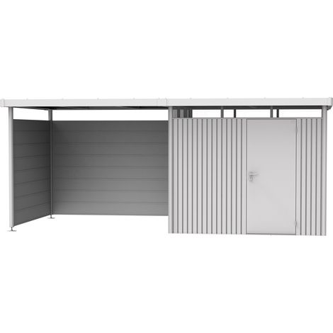 Parete posteriore per tetto laterale casetta HighLine H2-H5 grigio quarzo metallizzato (1/5)